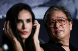 Jury members: Demi Moore and South Korean director Park Chan-wook, who chairs the jury