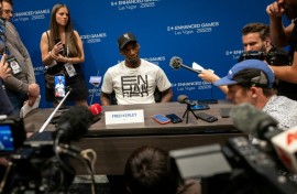 US track and field sprinter Fred Kerley says he will be competing 'clean' at this weekend's Enhanced Games in Las Vegas, where athletes are allowed to use performance-enhancing drugs