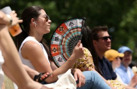 Britain recorded its highest ever May temperature on Monday