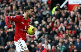 Manchester United captain Bruno Fernandes