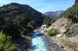Residents in the Chilean capital Santiago are delighted to see the Mapocho river thriving