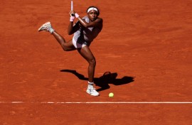 Coco Gauff attacks against Taylor Townsend
