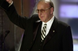 Record executive Clive Davis was inducted into the Rock and Roll Hall of Fame