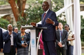 President William Ruto defended the Ebola quarantine centre in Kenya reserved for US citizens