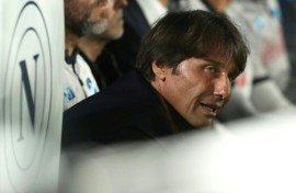 Italian Antonio Conte coached Napoli for two seasons