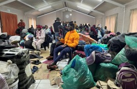 Nearly a week after the violence, around 100 foreign nationals and some South Africans are still taking shelter in a community hall
