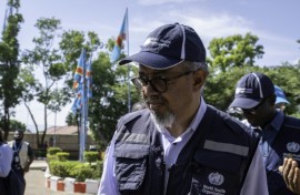 WHO head Tedros has visited both the DRC and Uganda to discuss tackling Ebola