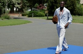 France international defender Ibrahima Konate at French football federation's (FFF) training ground in Clairefontaine-en-Yvelines, southwest of Paris