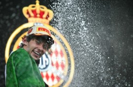 Kimi Antonelli after his fifth win of the season at Monaco