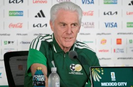 South Africa coach Hugo Broos says his players will have to block out an intense atmosphere in the Estadio Azteca