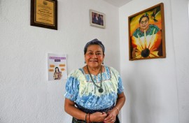 Nobel laureate Rigoberta Menchu survived the massacre of her family during Guatemala's civil war