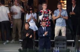 Screen legend Tom Cruise and former England captain David Beckham were among a firmament of stars who were at the first US game of the 2026 World Cup