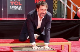 Spanish actor Javier Bardem earned his spot among the pantheon of actors who have left their mark at the Chinese Theatre in Hollywood