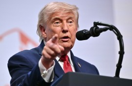 US President Donald Trump appeared to lower his demands against Iran during a closing press conference at the G7 summit in France