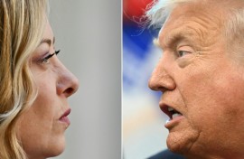 Meloni said she was 'stunned' by Trump's comments, which she dismissed as 'made up'