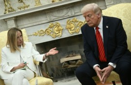 US President Donald Trump, pictured with Giorgia Meloni at the White House in April 2025, accused the Italian prime minister of trying to repair relations with Washington for domestic political reasons