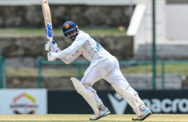 Dhananjaya de Silva made a superb 120 to rescue Sri Lanka in the opening Test against West INdies in Antigua