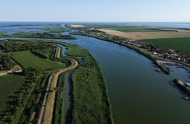 The Po River has never fallen this low so early in the year