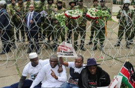 The six protesters were arrested outside parliament and had remained incommunicado since Thursday