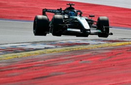 George Russell's win trimmed Kimi Antonelli's advantage ahead of him in the title race down to 40 points