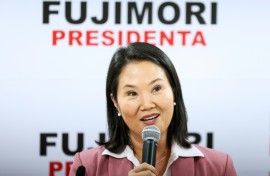 President-elect Keiko Fujimori, seen here on June 24, 2026, won the June 7 run-off by the slimmest of margins but secured the top office after her fourth campaign run
