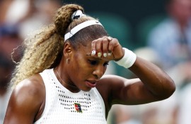 Serena Williams was beaten by Australia's Maya Joint in the Wimbledon first round