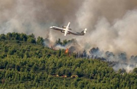 The fires forced evacuations in southwestern France