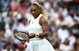 Serena Williams lost her singles comeback match to Maya Joint