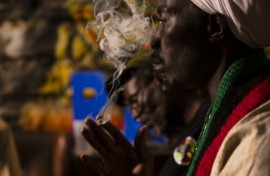 Rastafarians identify as mystical, Pan-Africanist, anti-colonialist, and vegetarian