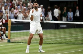 Novak Djokovic survived a five-hour marathon to reach the Wimbledon semi-finals
