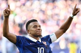 France captain Kylian Mbappe fires his team into the lead in their quarter-final victory over Morocco