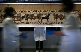The Bayeux Tapestry depicts the last successful military invasion of England in 1066