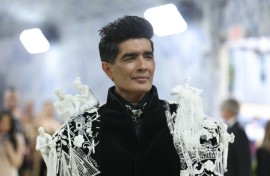 The designer became a viral sensation after he arrived at this year's Met Gala wearing a jacket and cape featuring scuptural and embroidered tributes to Mumbai