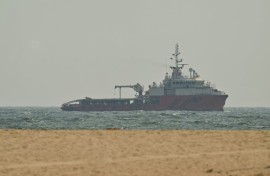 Iran said it was again closing the Strait of Hormuz
