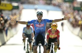 Former world champion Mathieu van der Poel previously won Tour de France stages in 2021 and 2025