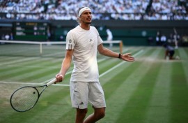 Germany's Alexander Zverev was beaten by Jannik Sinner in the Wimbledon final