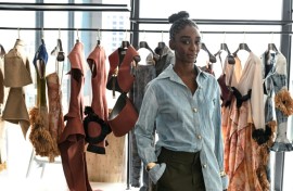 Beyonce's stylist contacted Abidjan-based Loza Maleombho after noticing her handmade creations on Instagram