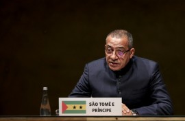 President Carlos Vila Nova (picture) faces party rival Nito Viegas D'Abreu in the election