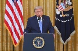 US President Donald Trump addresses the nation from the White House, alleging 'shocking vulnerabilities' in the country's electoral system
