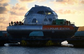 While the vessel was built in France, some 30 research centres from 12 countries are participating in the expedition