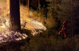 Officials have been forced to evacuate 1,200 people
