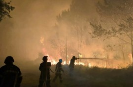 Fire crews have been battling day and night to try to counter the blazes in southwest France