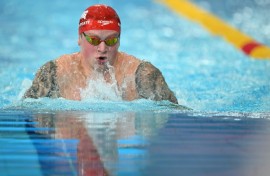 Englands's Adam Ramsay-Peaty in action at the Commonwealth Games