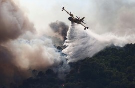 The French fleet only has 12 water bombing aircraft and the soonest it can get more is 2028