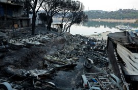 While some evacuees returned to untouched homes, others found only devastation