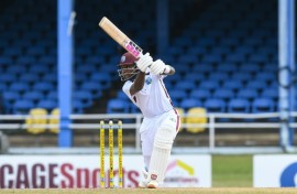 Justin Greaves struck an unbeaten half century as West Indies made a steady start to the second Test against Pakistan