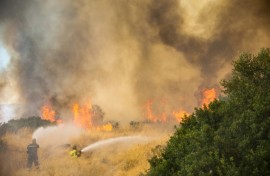 The wildfires have claimed the lives of five firefighters since last week