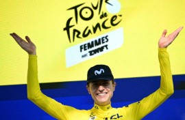Marlen Reusser won the stage four time-trial to claim the overall lead in the Tour de France Femmes on Tuesday