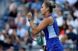 World number one Aryna Sabalenka advanced to the fourth round at the WTA Toronto Masters tournament by defeating China's Zhang Shuai