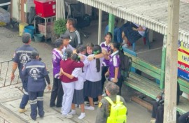 Thailand: Ambulances, police on scene after deadly school shooting